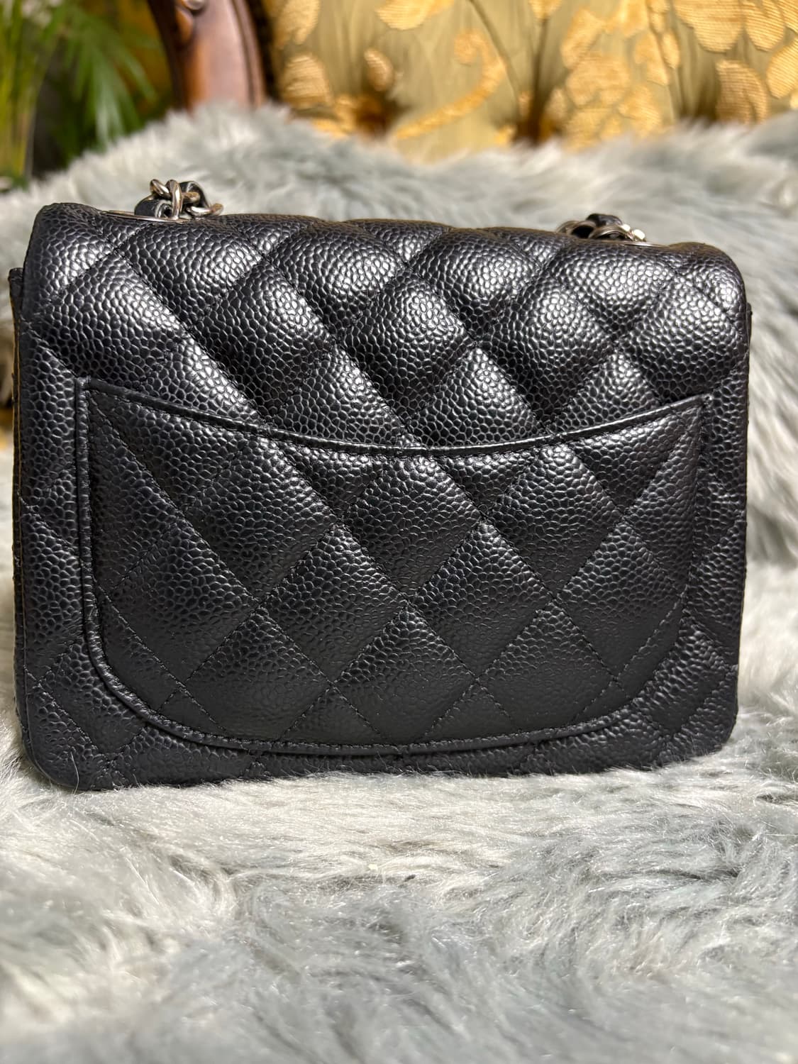 샤넬 클래식 뉴미니 캐비어 은장(17번대) 상품이미지2