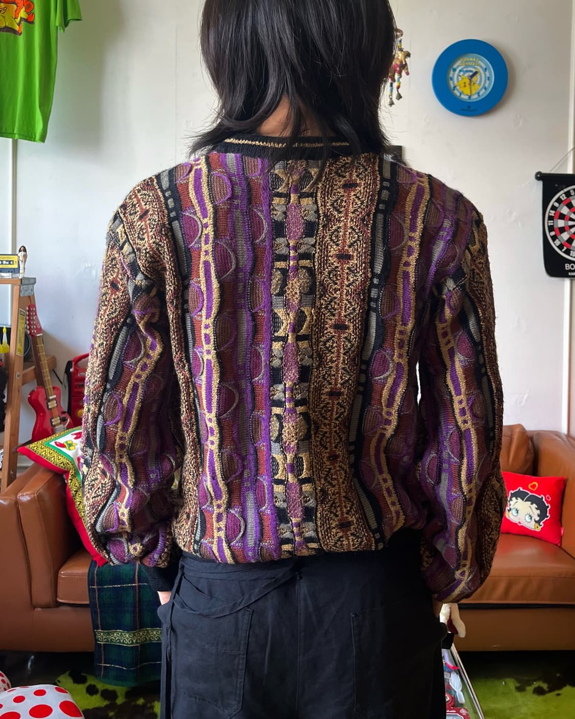 1990s Bizzanti Vintage 3D Cable Knit 상품이미지4