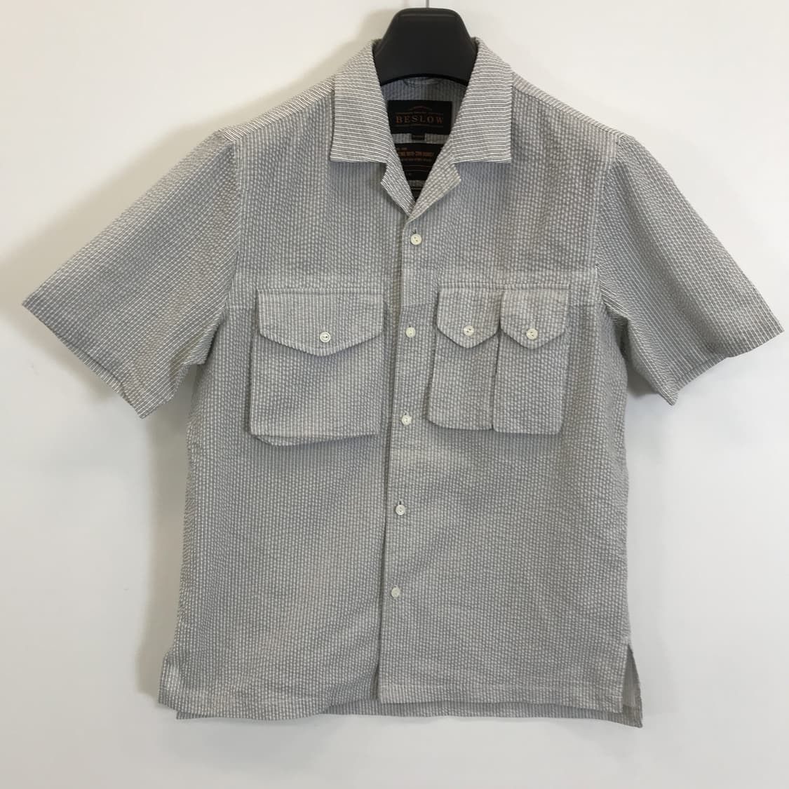 비슬로우 멀티포켓 시어서커 반팔셔츠 [M] 상품이미지1