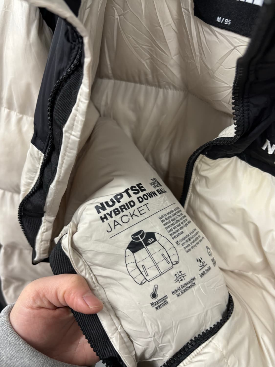 노스페이스 눕시  하이브리드 볼 다운패딩 상품이미지6