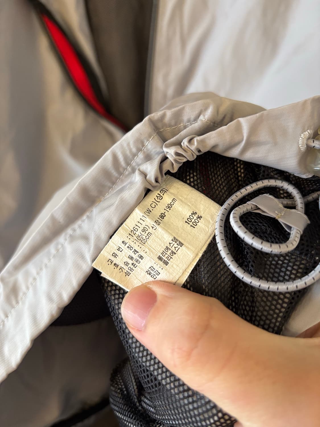 아식스 바람막이 자켓 그레이 상품이미지7