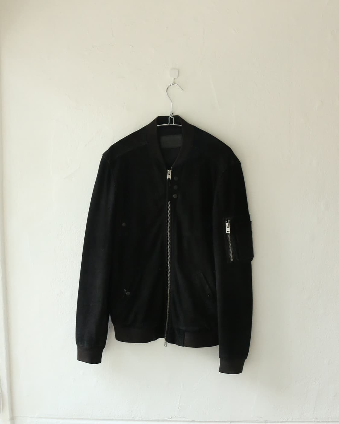 올세인츠 레더 봄버 자켓 상품이미지1