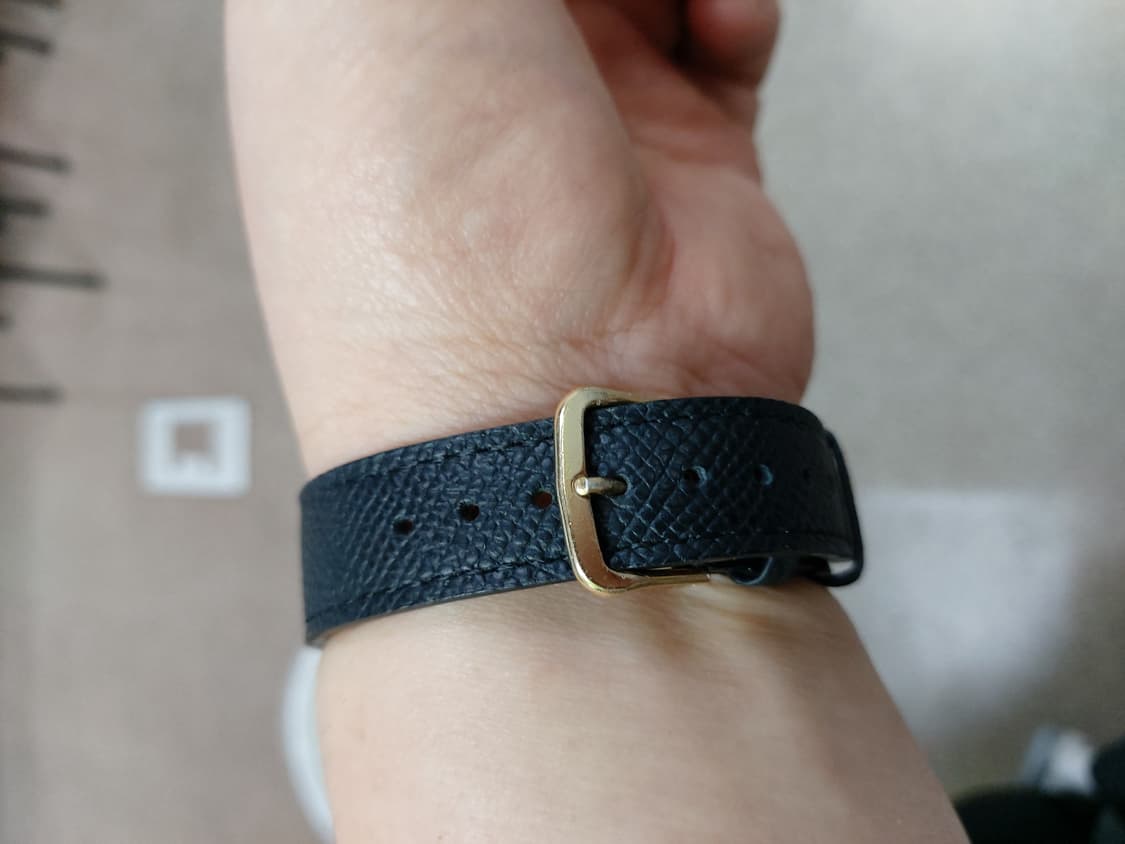 홈에서 제작된 듀얼 문페이즈 남성 가죽 시계 상품이미지5