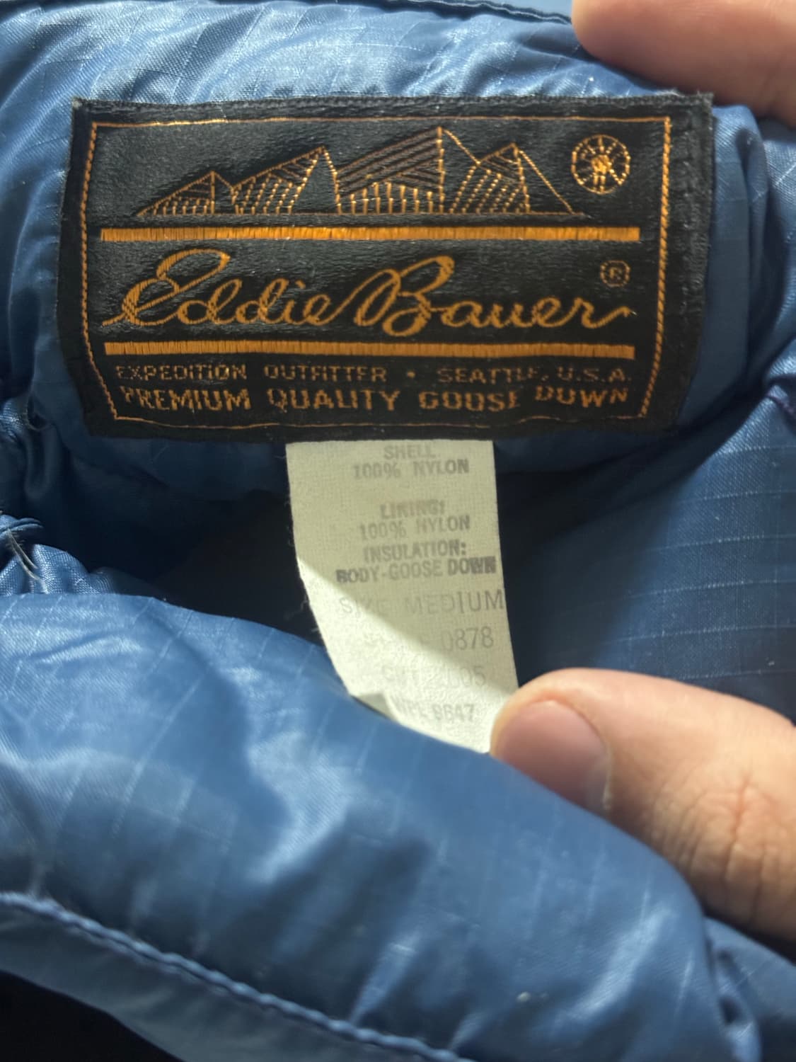 빈티지 Eddie Bauer 다운 부츠 슬리퍼 M (실내용) 상품이미지6