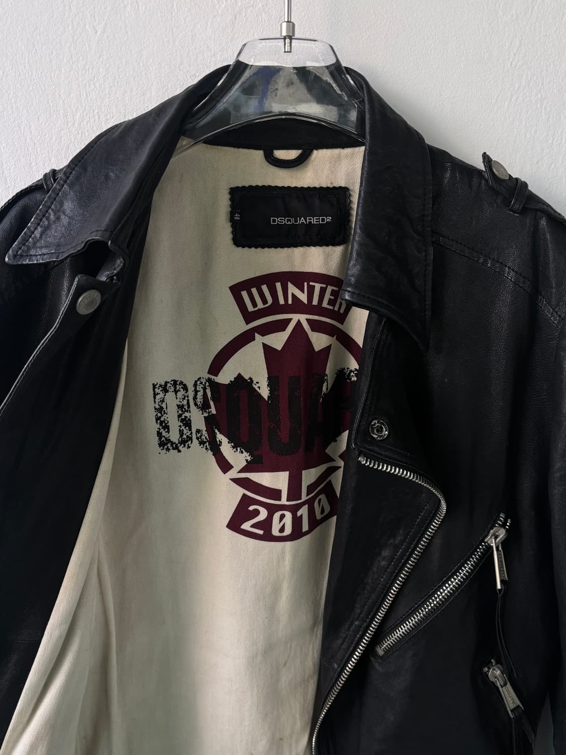 디스퀘어드 2 램스킨 레더 자켓 상품이미지8