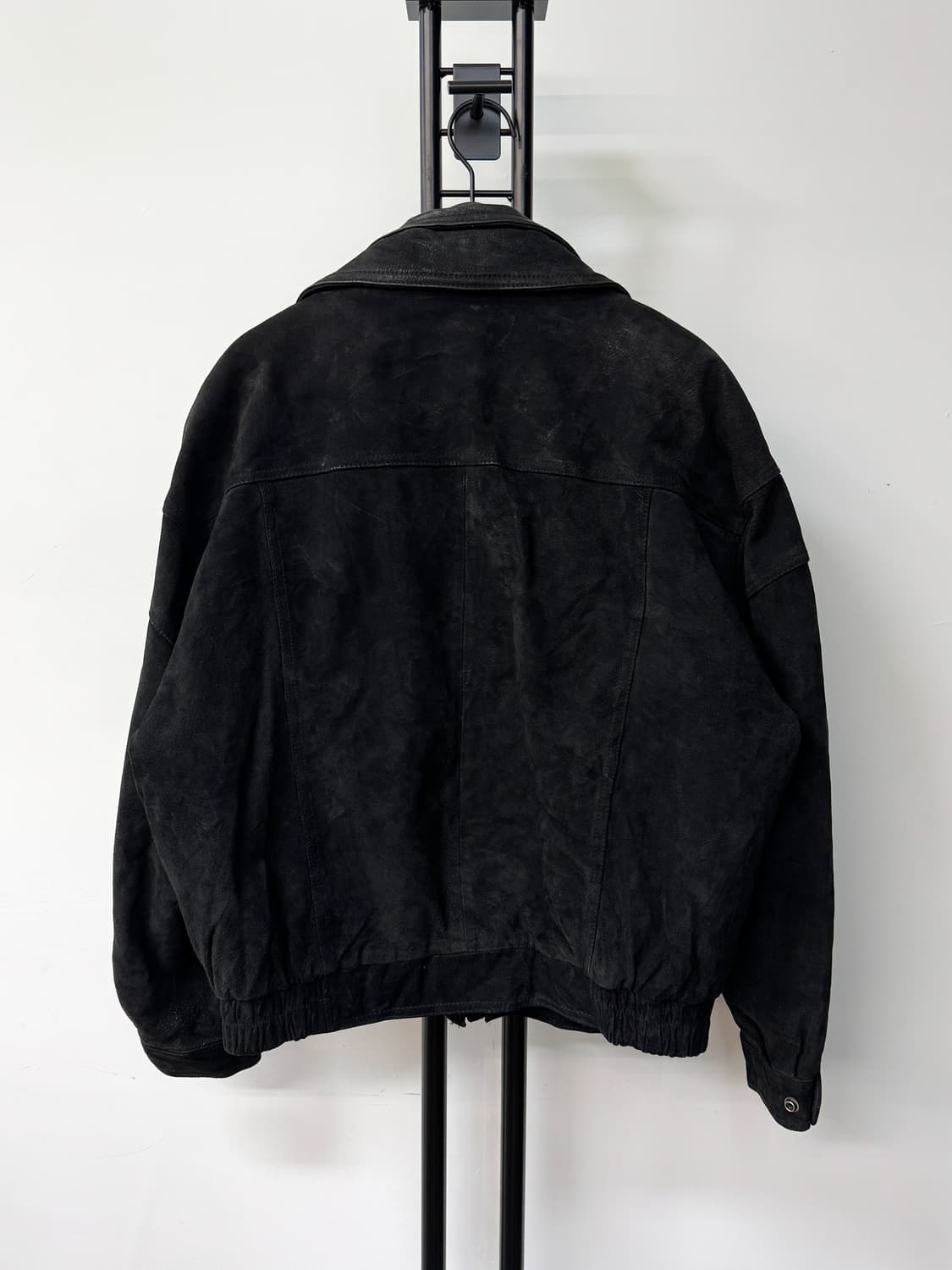 어드벤쳐 바운드 90s 더블 카라 스웨이드 레더 봄버 자켓 상품이미지3