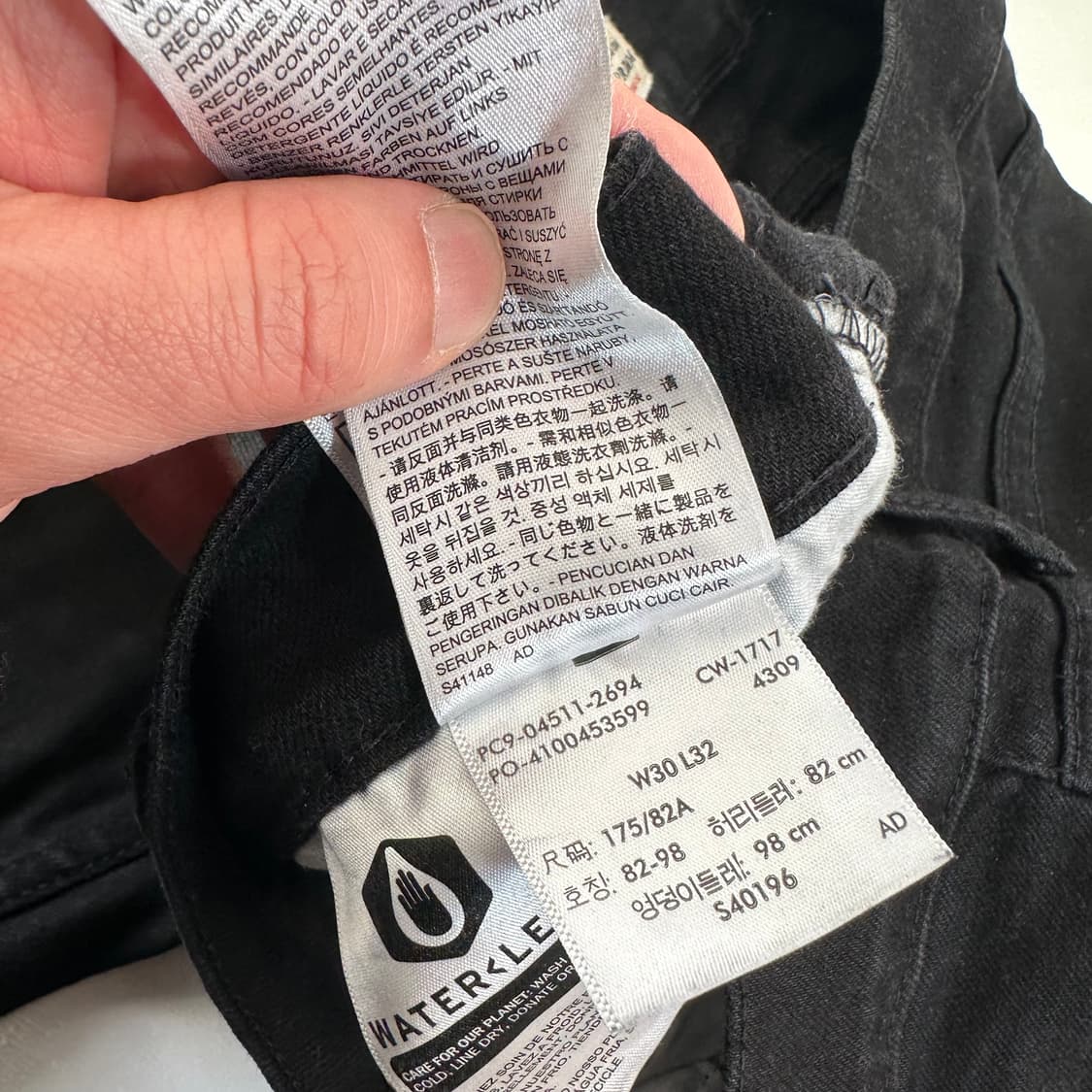 30 리바이스511 슬림스트레이트 블랙진 상품이미지3