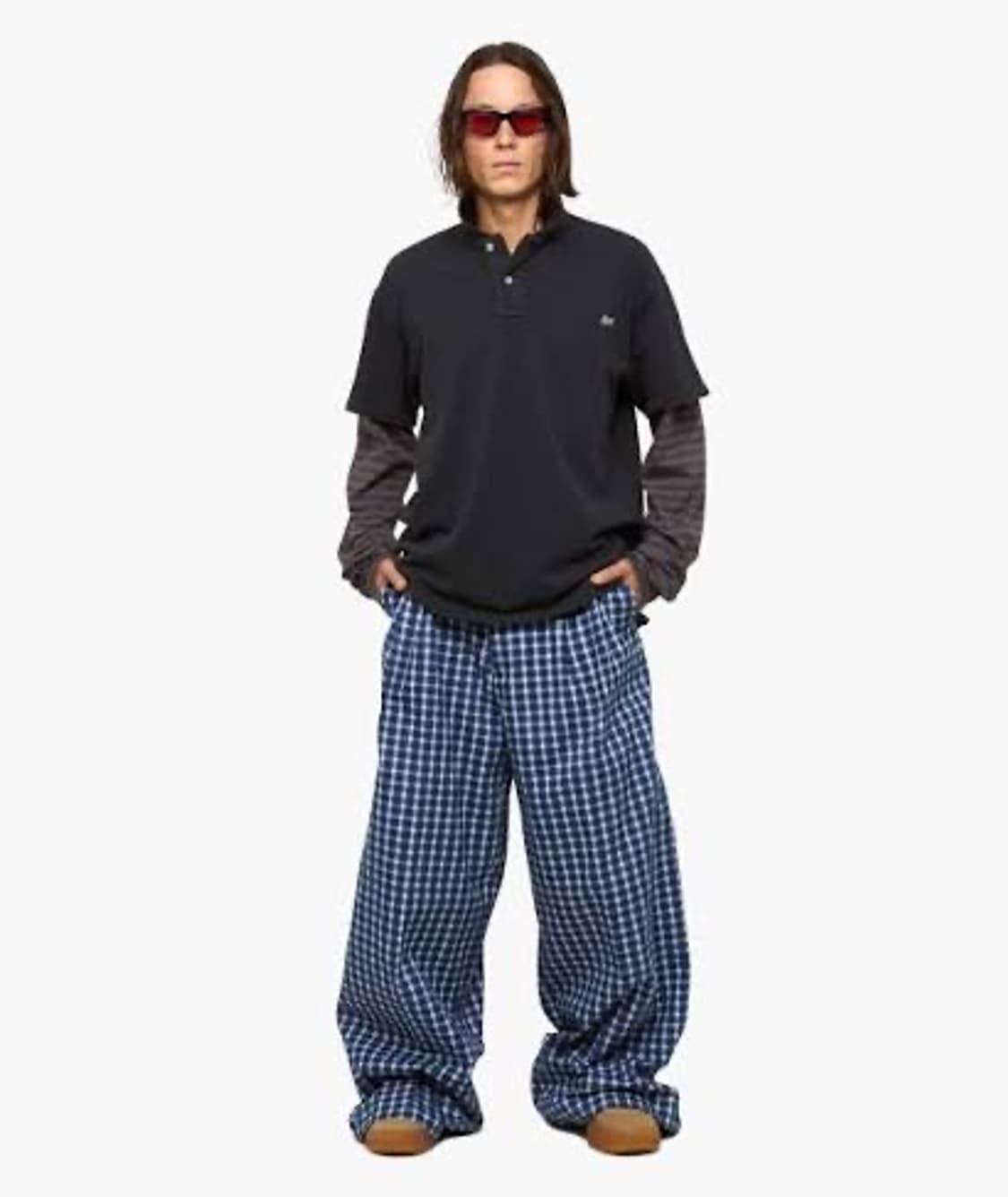 Erl 더블 슬리브 폴로 티셔츠 s 상품이미지2