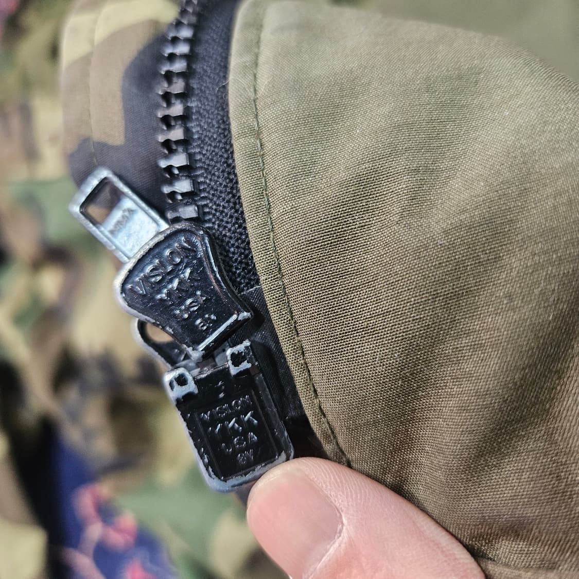 카모플라쥬 빈티지 밀리터리 후드캡 바람막이 자켓 상품이미지5