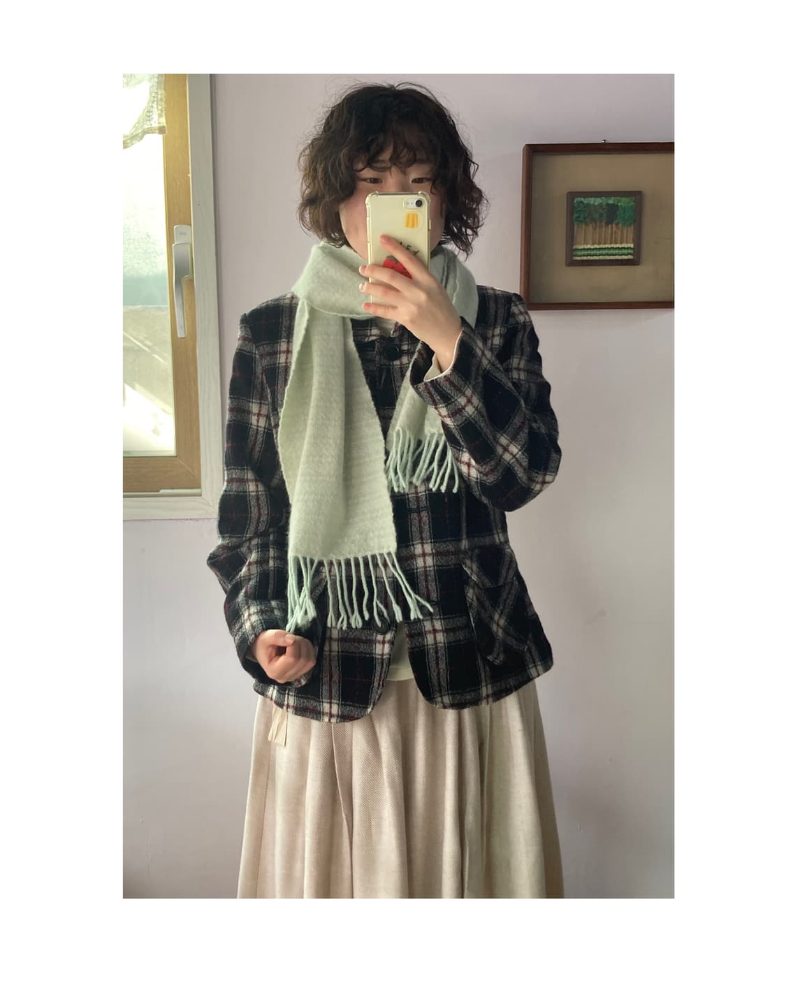 파스텔 하늘 머플러 상품이미지2