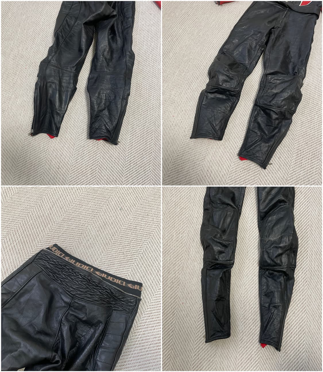 Giudich 이태리 riri지퍼 폴 레더 레이싱 수트 상품이미지9