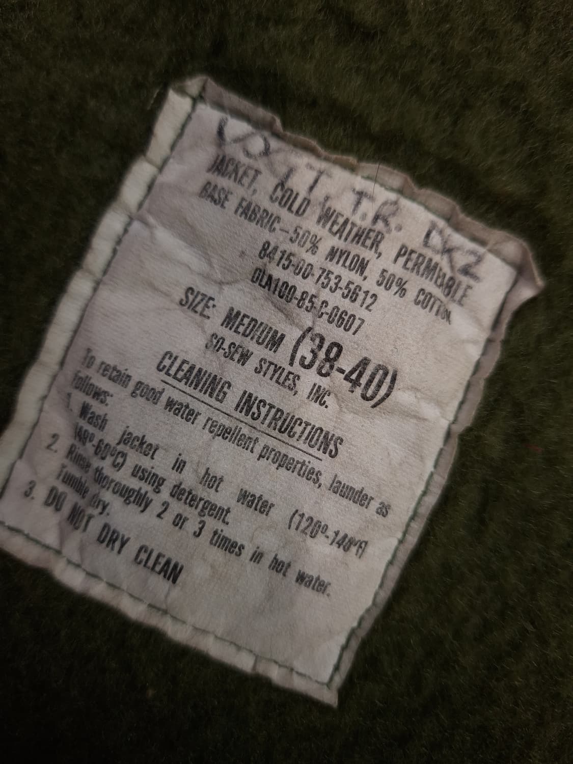 오리지날 미해군 지급용 A-2 덱자켓 상품이미지4