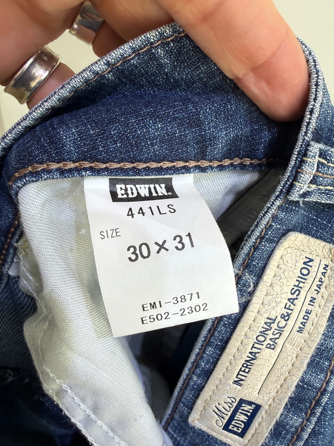 MISS EDWIN (Made in Japan) 부츠컷 데님 팬츠  상품이미지7