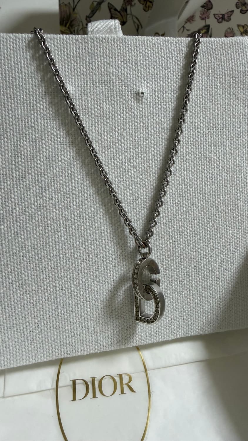 디올 CD lock 체인 목걸이 백화점 풀박스 상품이미지4