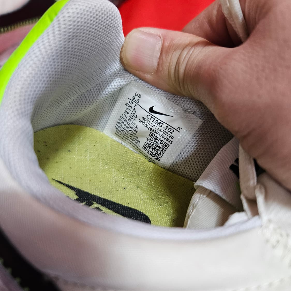 나이키(Nike) 와플레이서 크레이터 페일 스니커즈 265size 상품이미지10