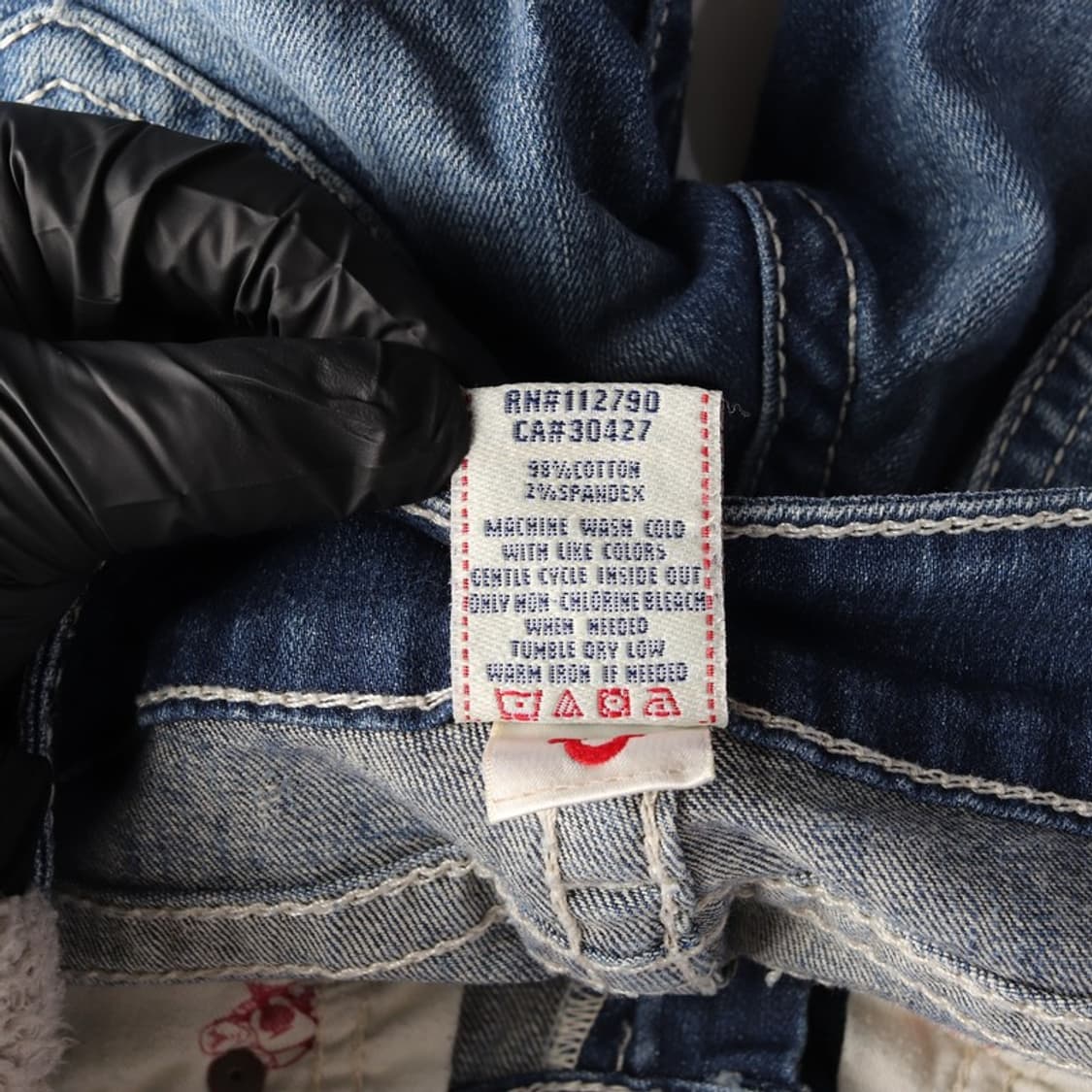 트루릴리전 빈티지 워싱 로우라이즈 부츠컷 데님 24 상품이미지6