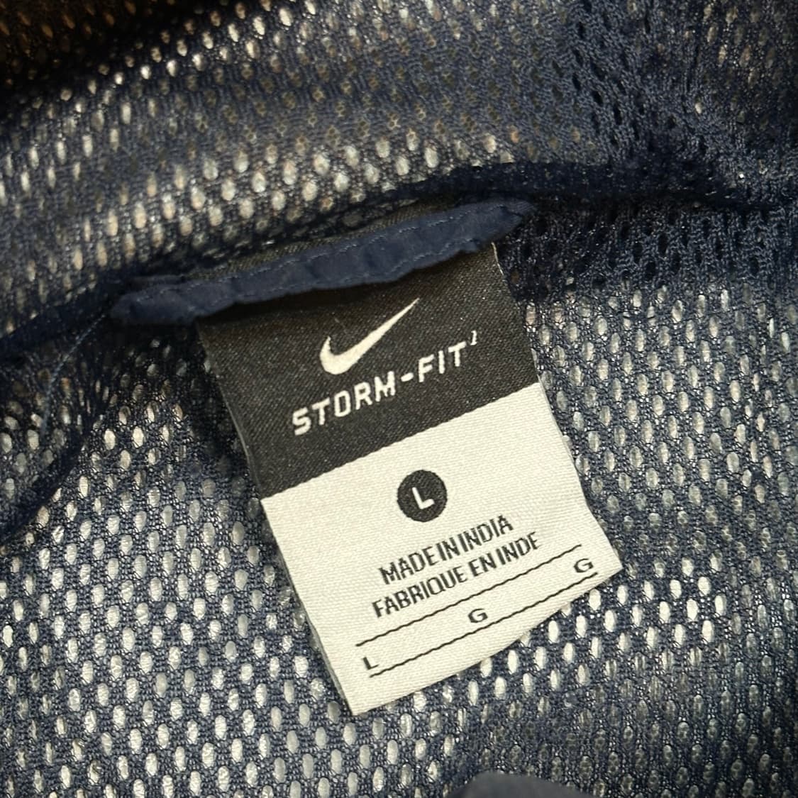 L 나이키 스톰핏 프랑스 국대  네이비 후드 바람막이 상품이미지4