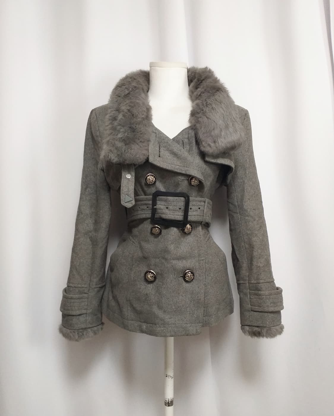 빈티지 코트 오네갸루 히메로맨틱 긱시크 공겜여주 헤이세이 y2k자켓 펑크 상품이미지1