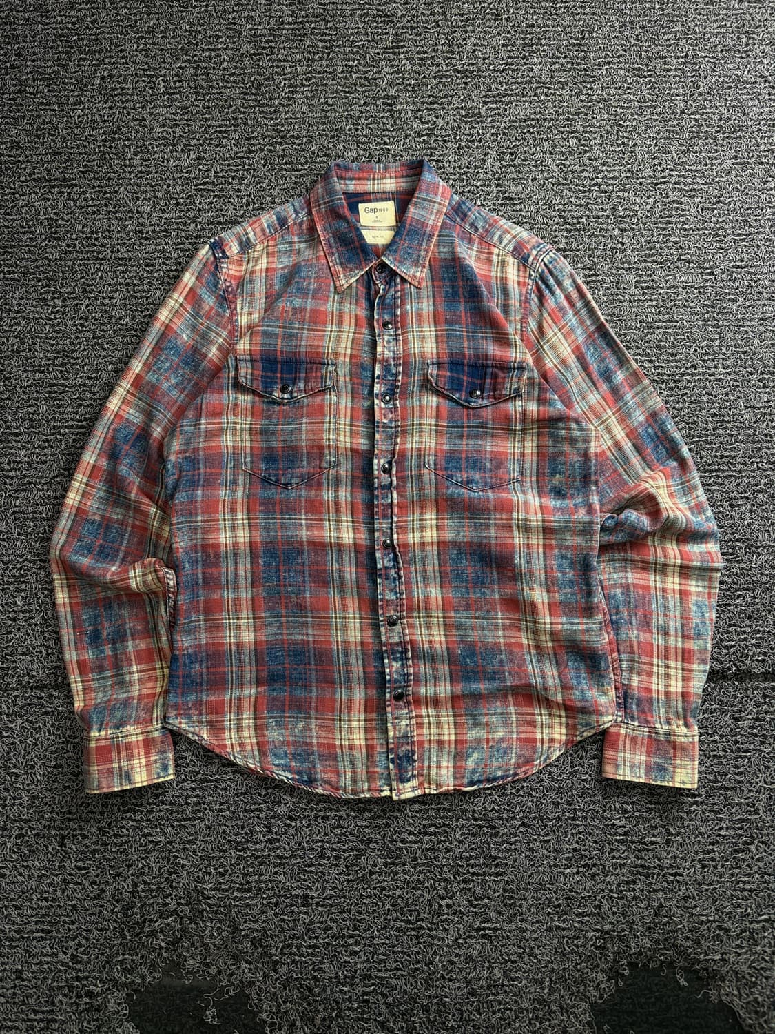 Gap 갭 아메카지 체크 패턴 웨스턴 셔츠 4059 상품이미지2