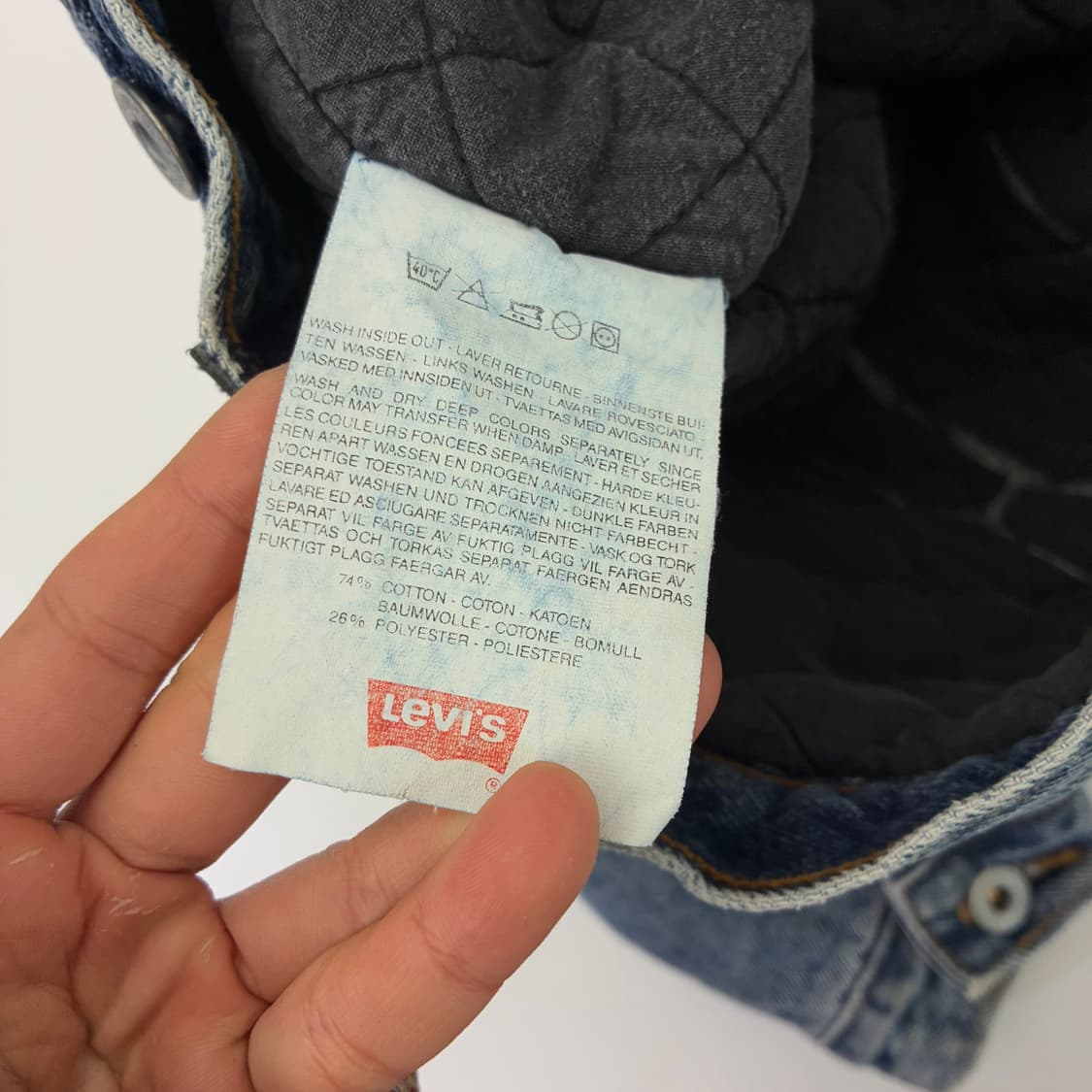 Levi's 리바이스 90‘s 오렌지 탭 쉐르파 트러커 데님 자켓 상품이미지6