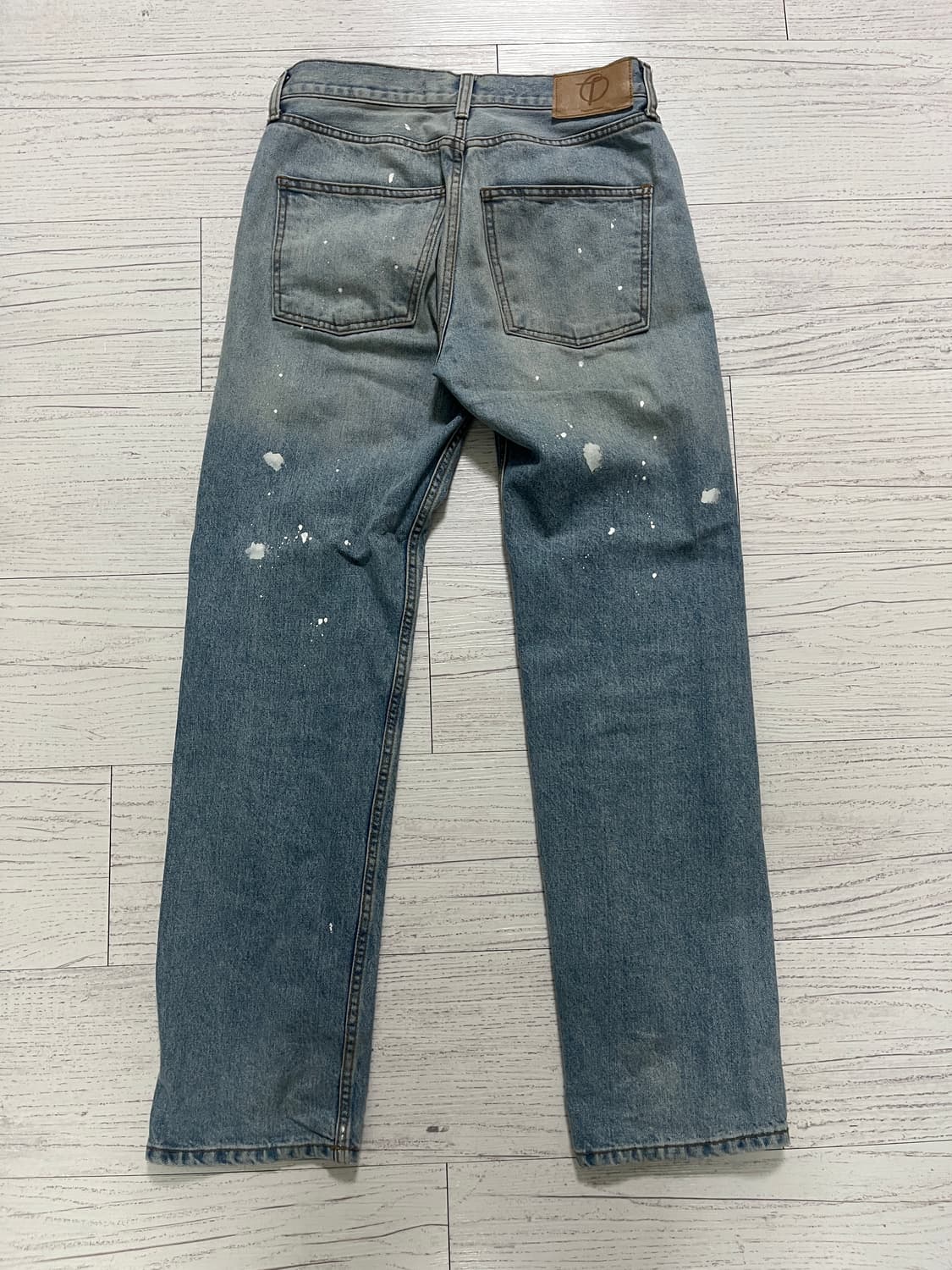 TheOpenProduct 청바지 페인트드롭 상품이미지2