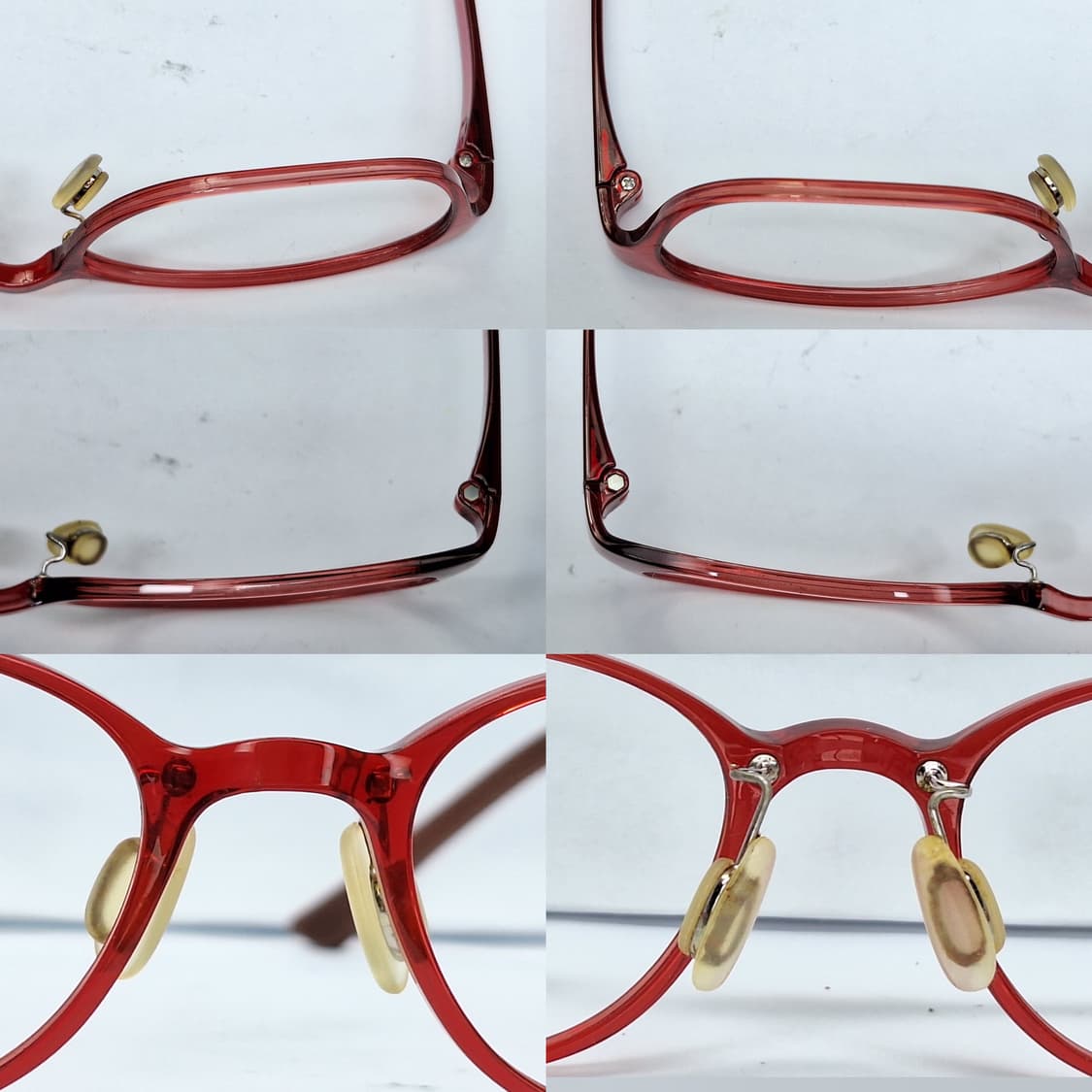 JINS 진스 LUF-16A-385B 슬림 에어프레임 레드 안경테 상품이미지9