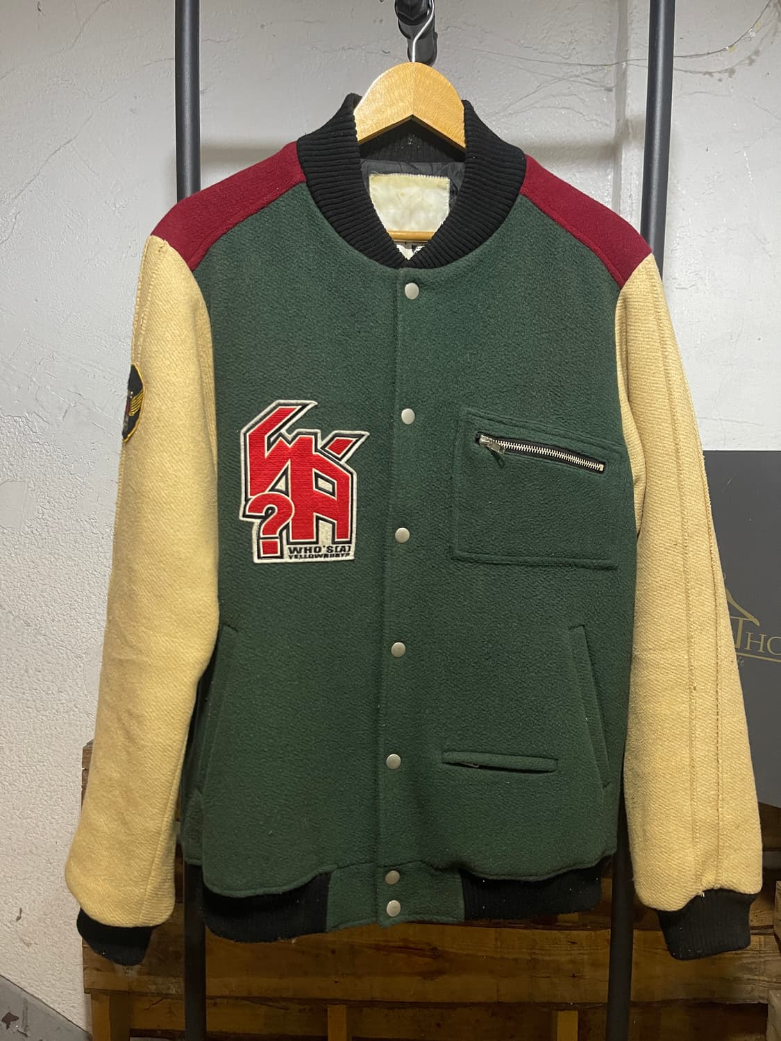 빈티지 울 바시티 자켓 상품이미지1