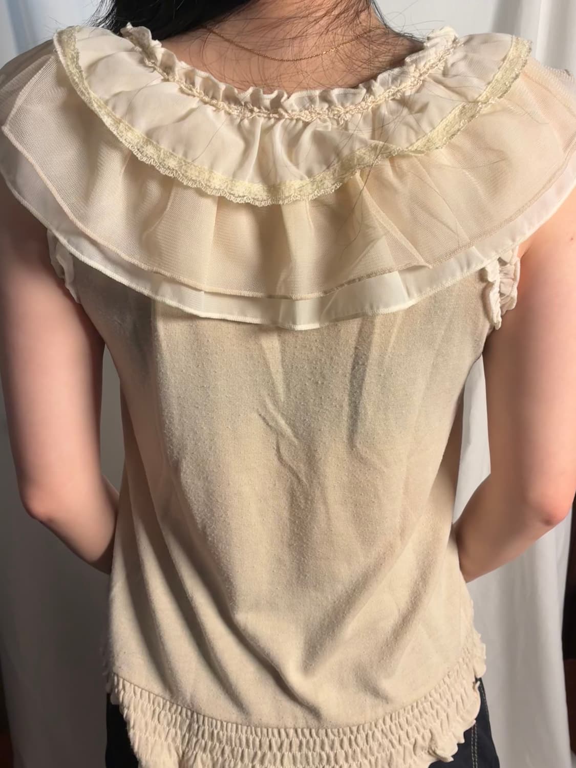 Rose button blouse 상품이미지6