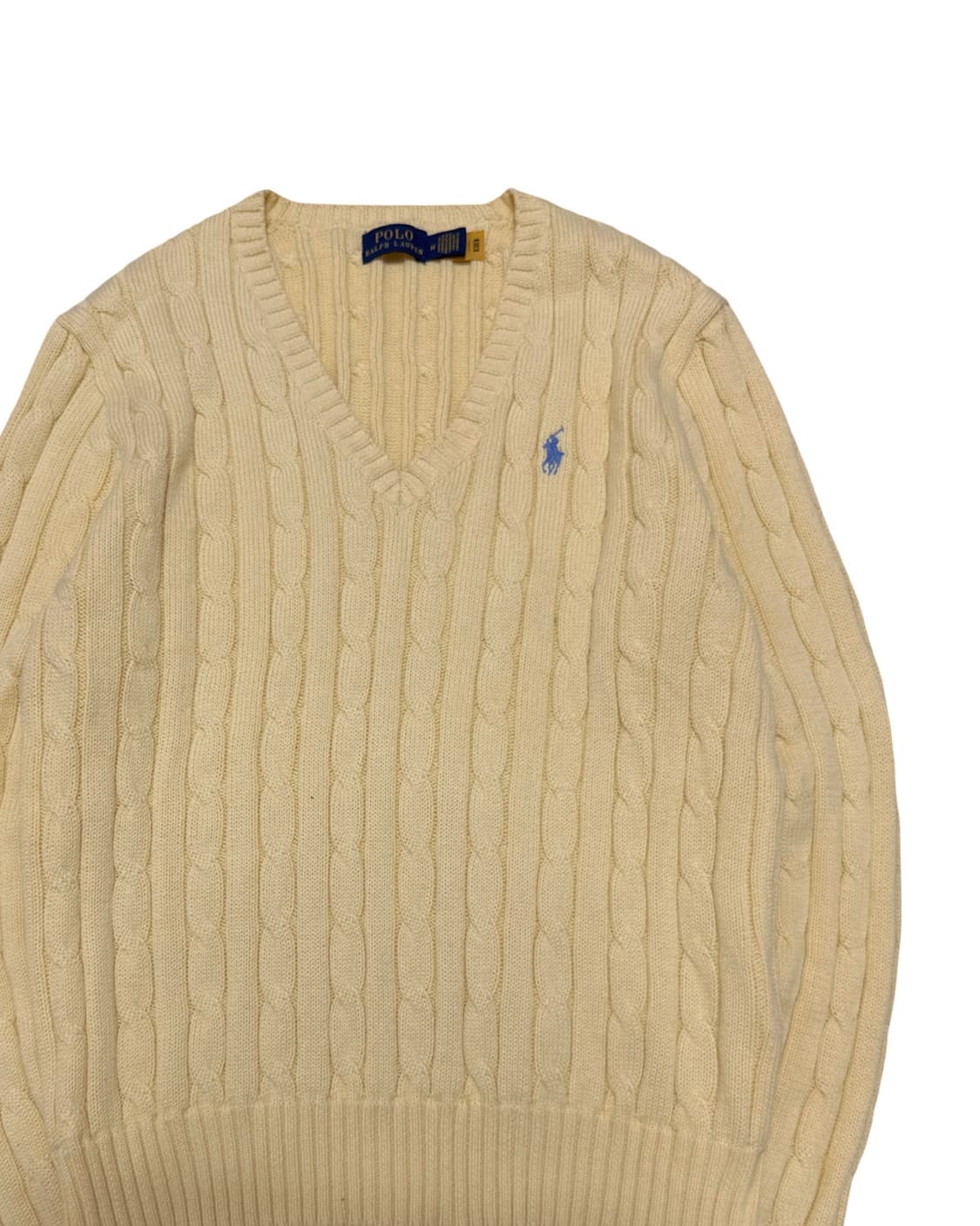 폴로 신형 qr택 케이블 니트 상품이미지2