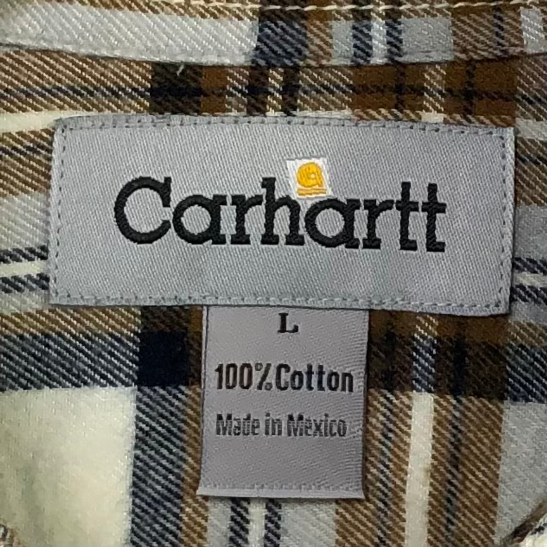 L 칼하트 체크 남방 상품이미지3