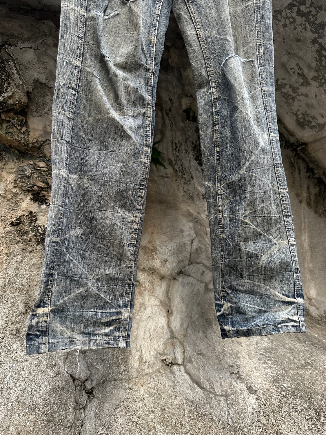 Superubis distressed denim jeans 상품이미지5