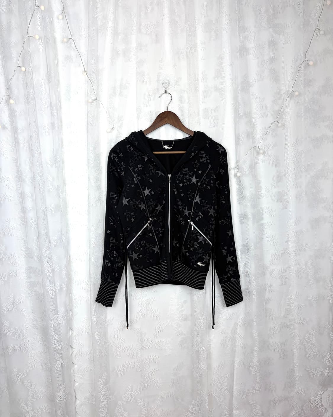 EXR Glitter Star Hooded Zip-Up 상품이미지1