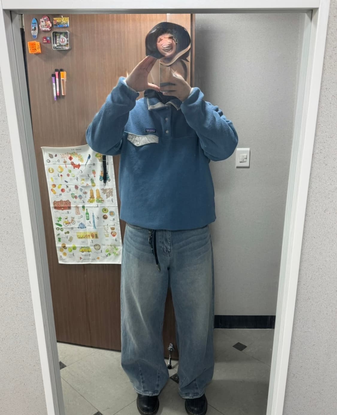 XL 파타고니아 신칠라 맨즈 스틸블루 상품이미지2