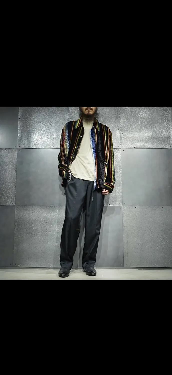 토가비릴리스 TOGA VIRILIS 스트라이프 블루종 자켓 48 상품이미지6