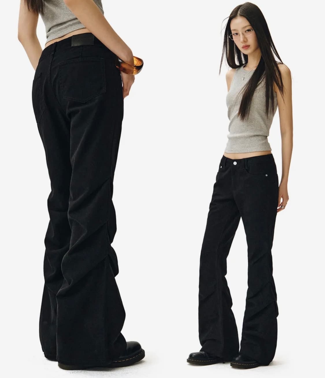 데케트 우먼 Flared Shirring Pants 셔링팬츠 상품이미지2