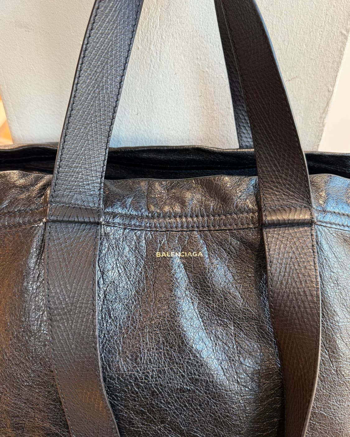 발렌시아가 블랙 캐리 쇼퍼 토트백  상품이미지3