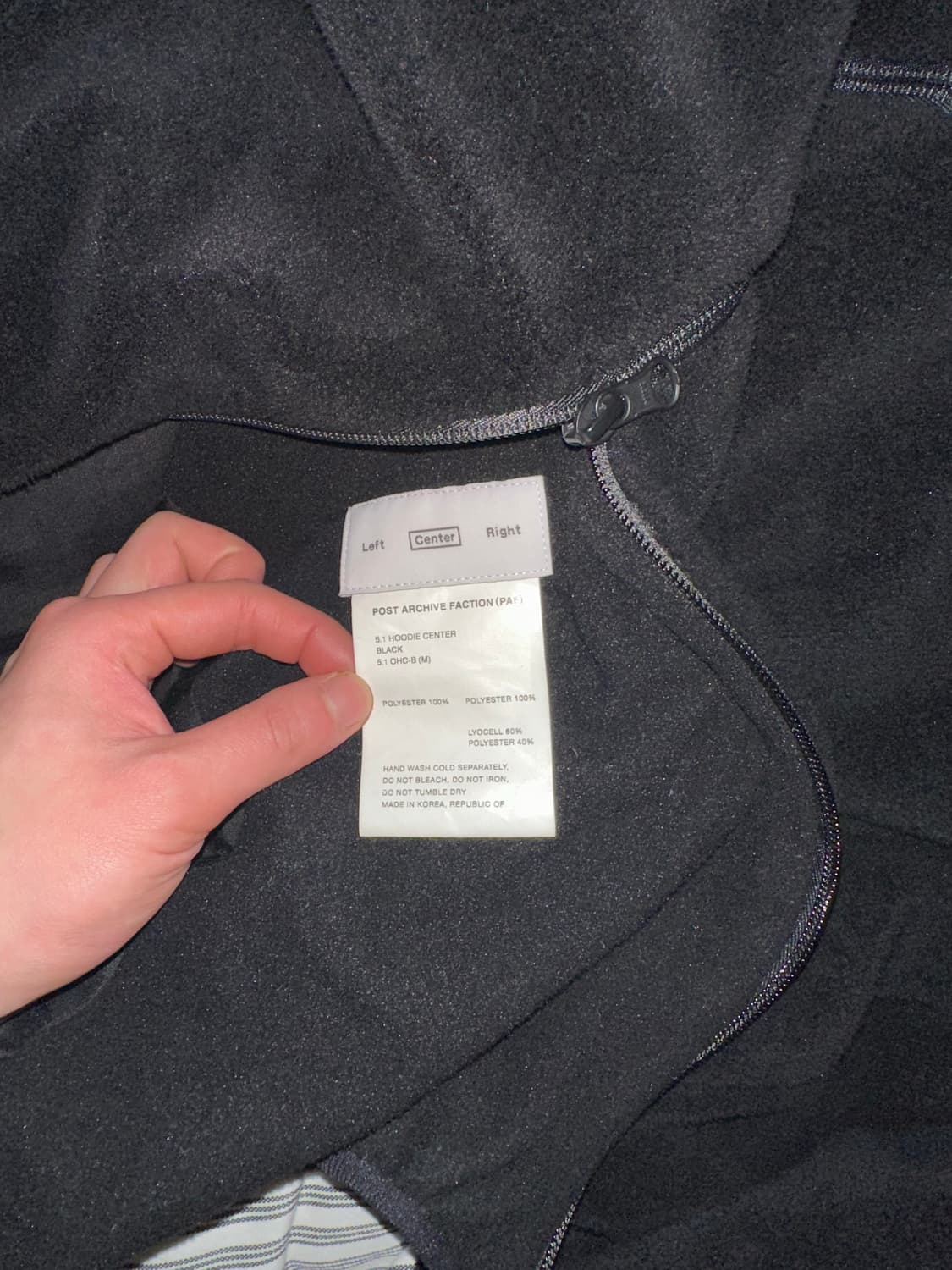 Post Archive Faction 5.1 HOODIE CENTER 상품이미지4