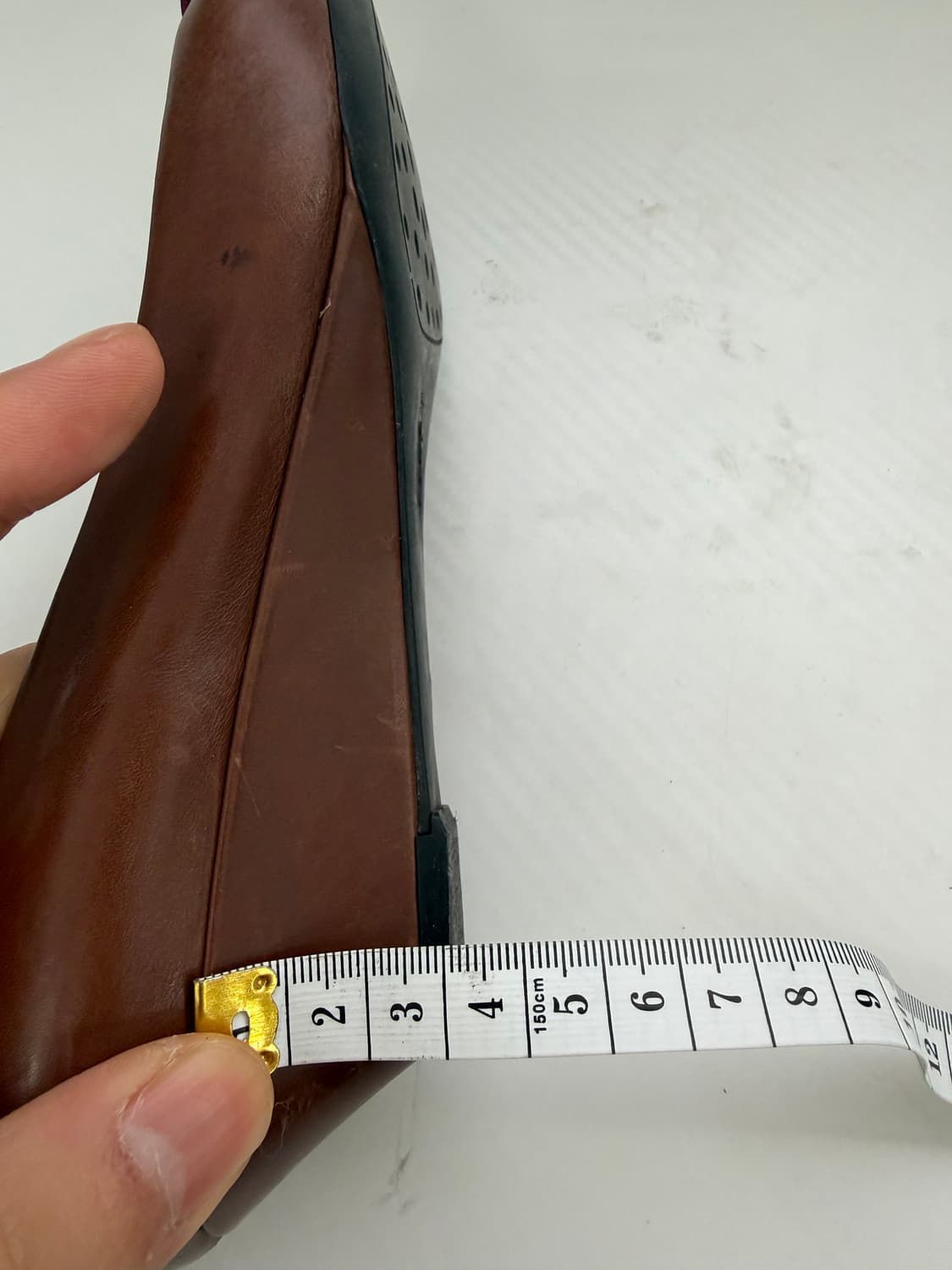 정품) TODS 토즈 브라운 플랫 슈즈 37 상품이미지9