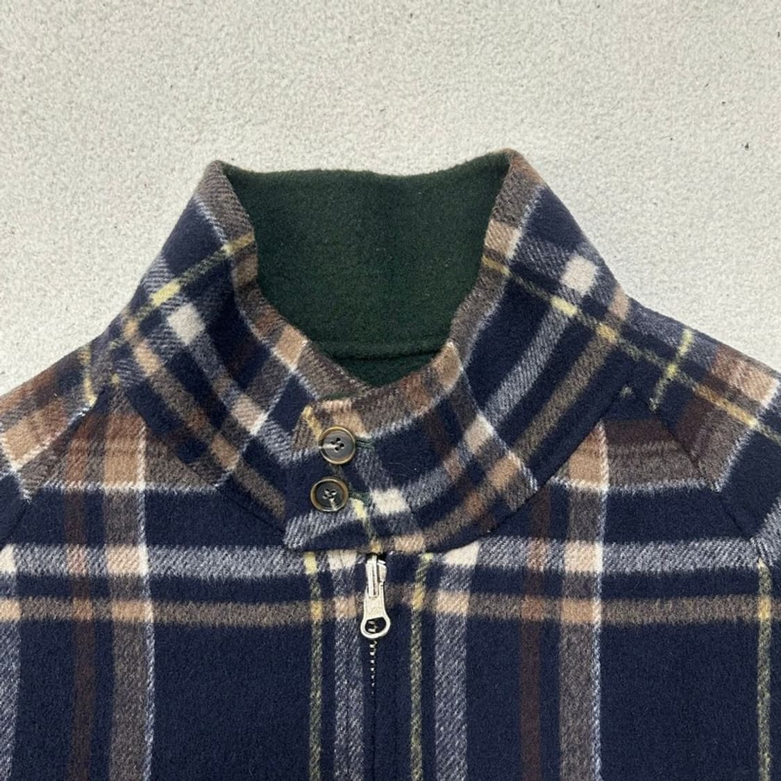 MOSCO 리버시블 네이비브라운&카키 자켓 M 상품이미지4