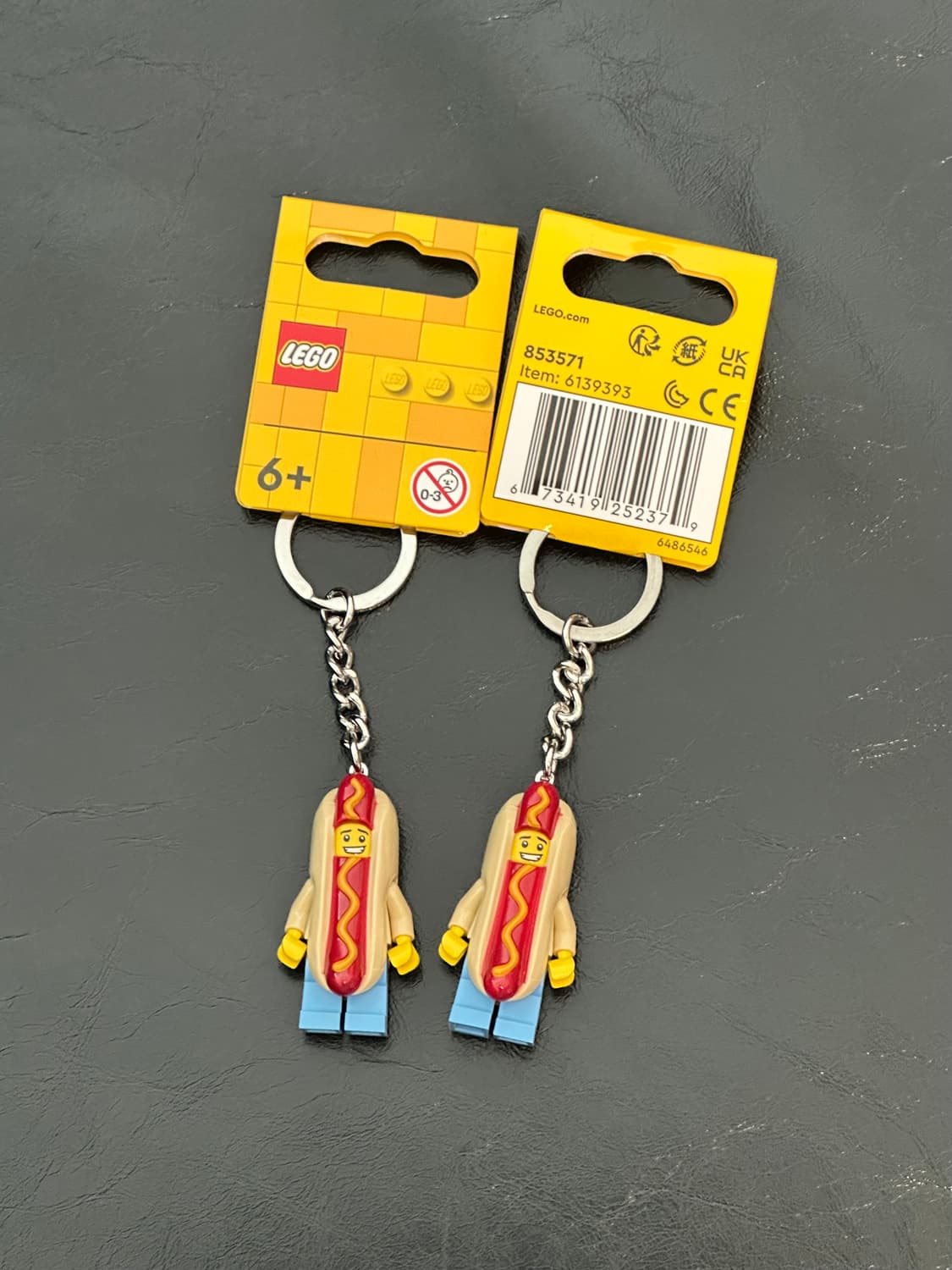 레고 기어 핫도그맨 미니피규어 열쇠고리 키링 상품이미지2