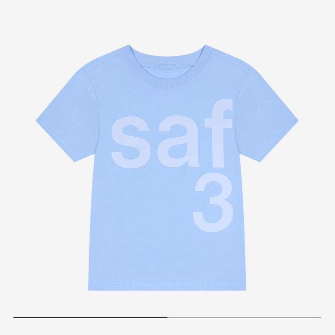 사파리스팟 베이직 티셔츠 스카이 size 1 상품이미지1