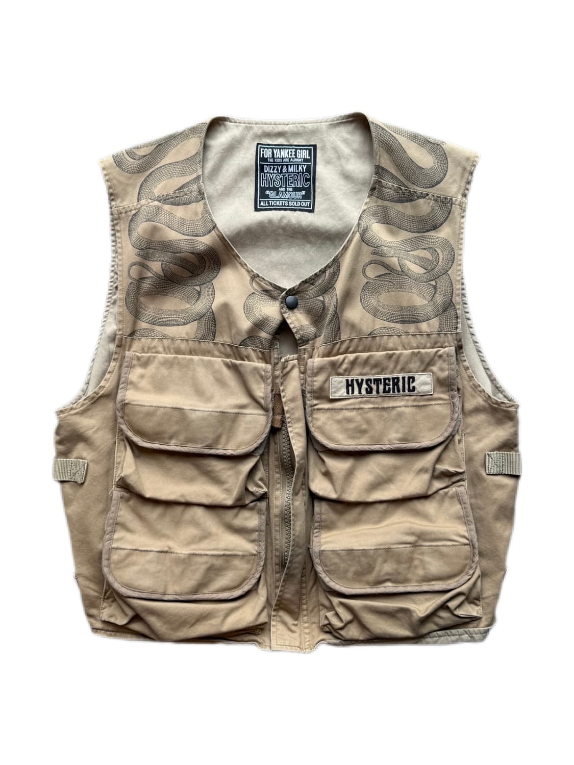 히스테릭 글래머 스네이크 루프 라디오 베스트 F(L) 상품이미지1