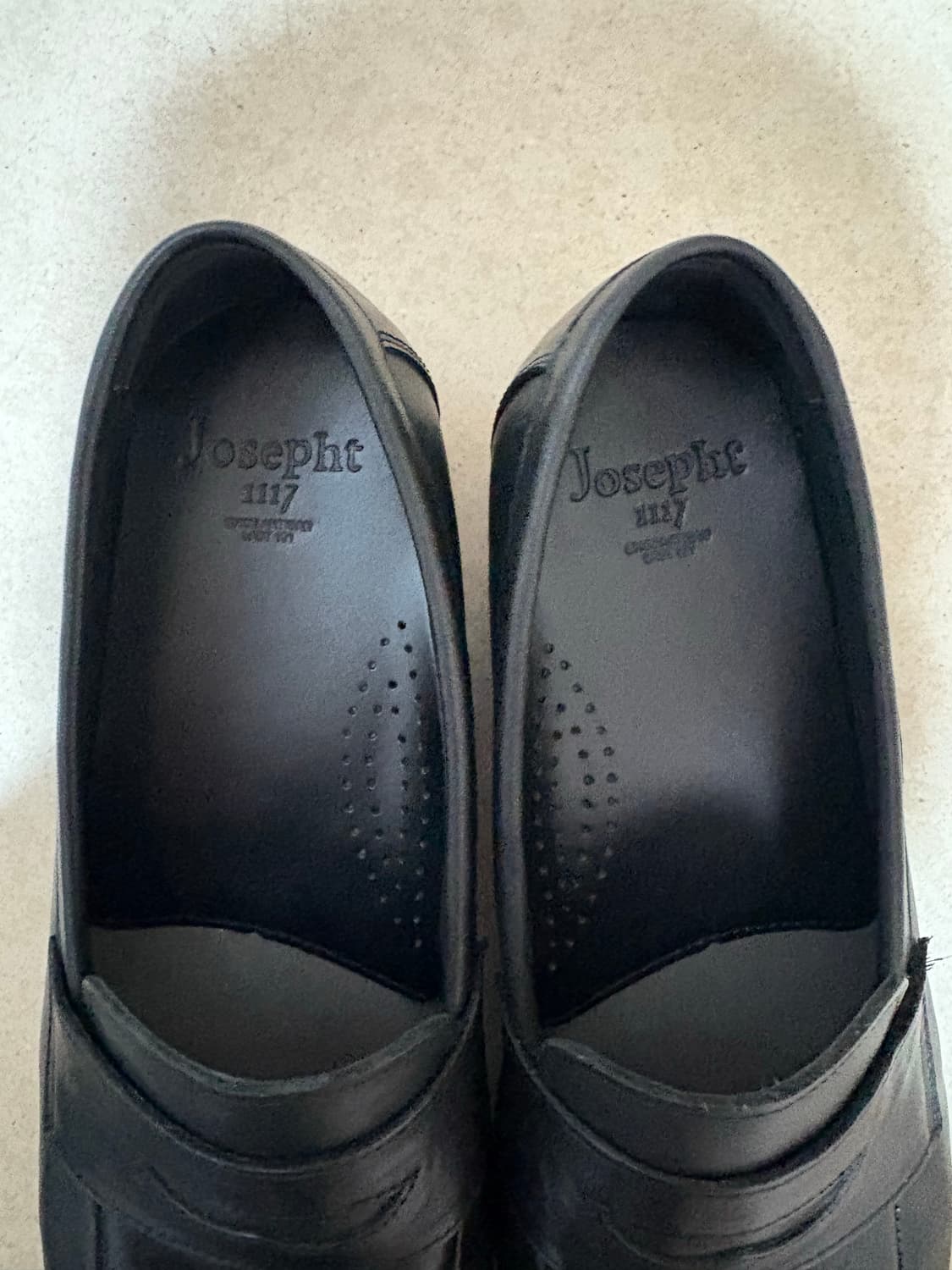 Josepht 모건 블랙 남성 로퍼 상품이미지2