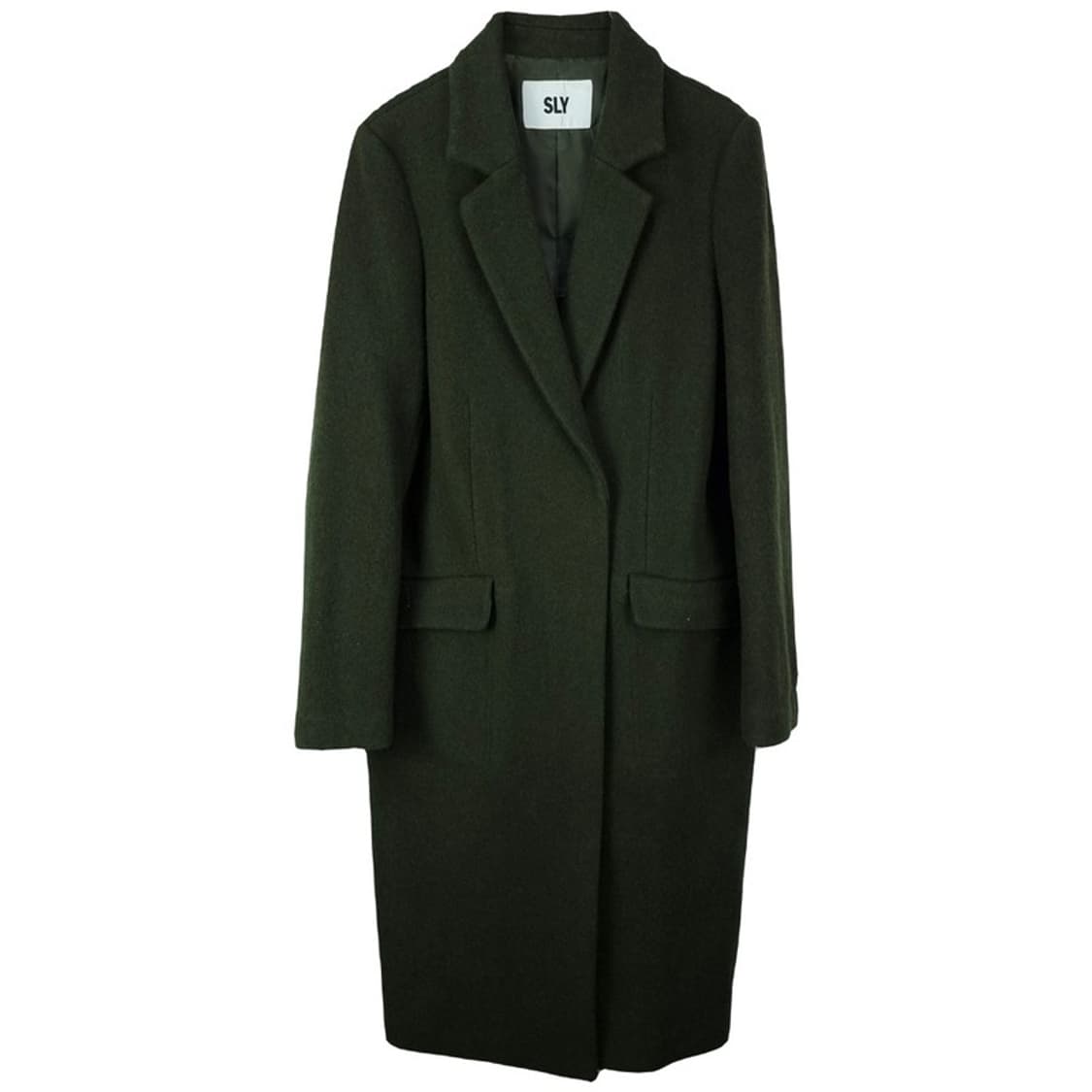 [JPN] 일본빈티지 히든 버튼 모직 롱코트 모카 M16604 상품이미지2