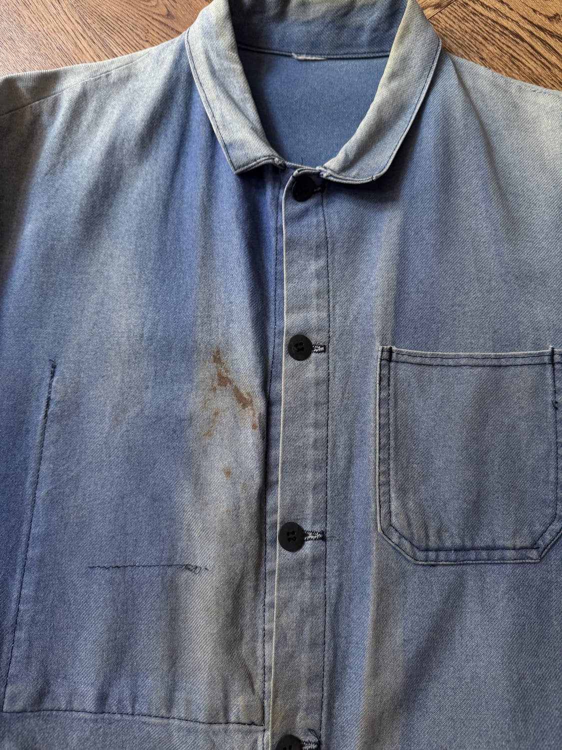 [M]빈티지 더티 썬페이딩 프렌치 워크자켓 상품이미지3