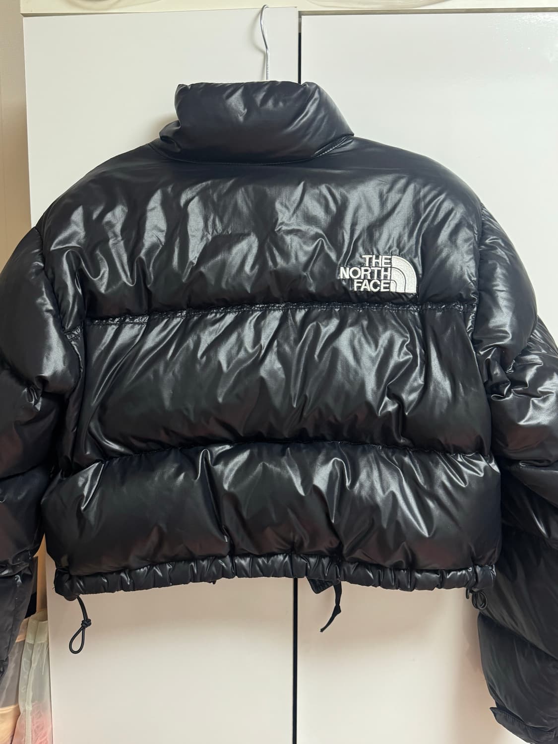 노스페이스 눕시 숏 자켓 블랙 유광 상품이미지2