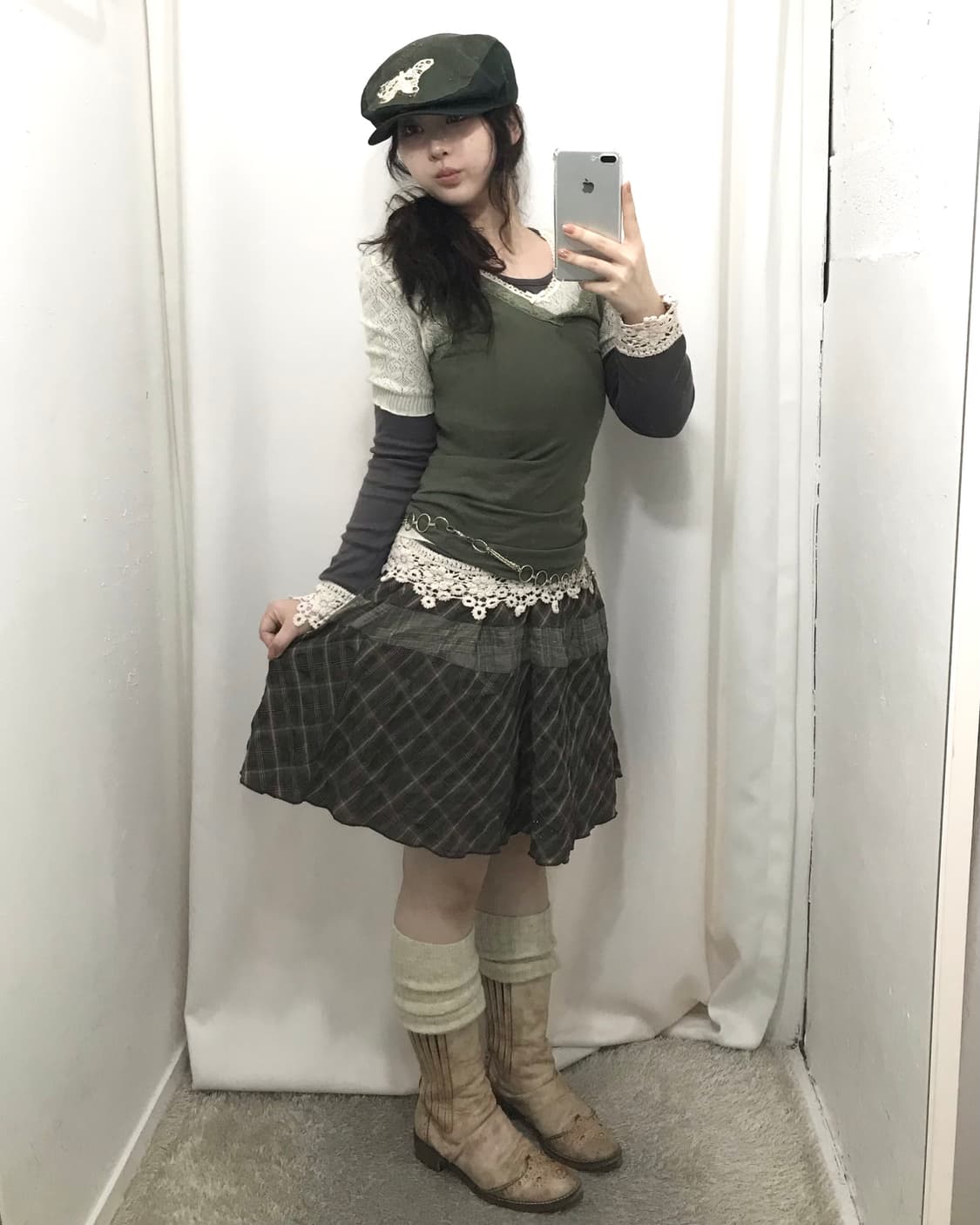 버터플라이 카키 코디 세트 ⭐️ 상품이미지2
