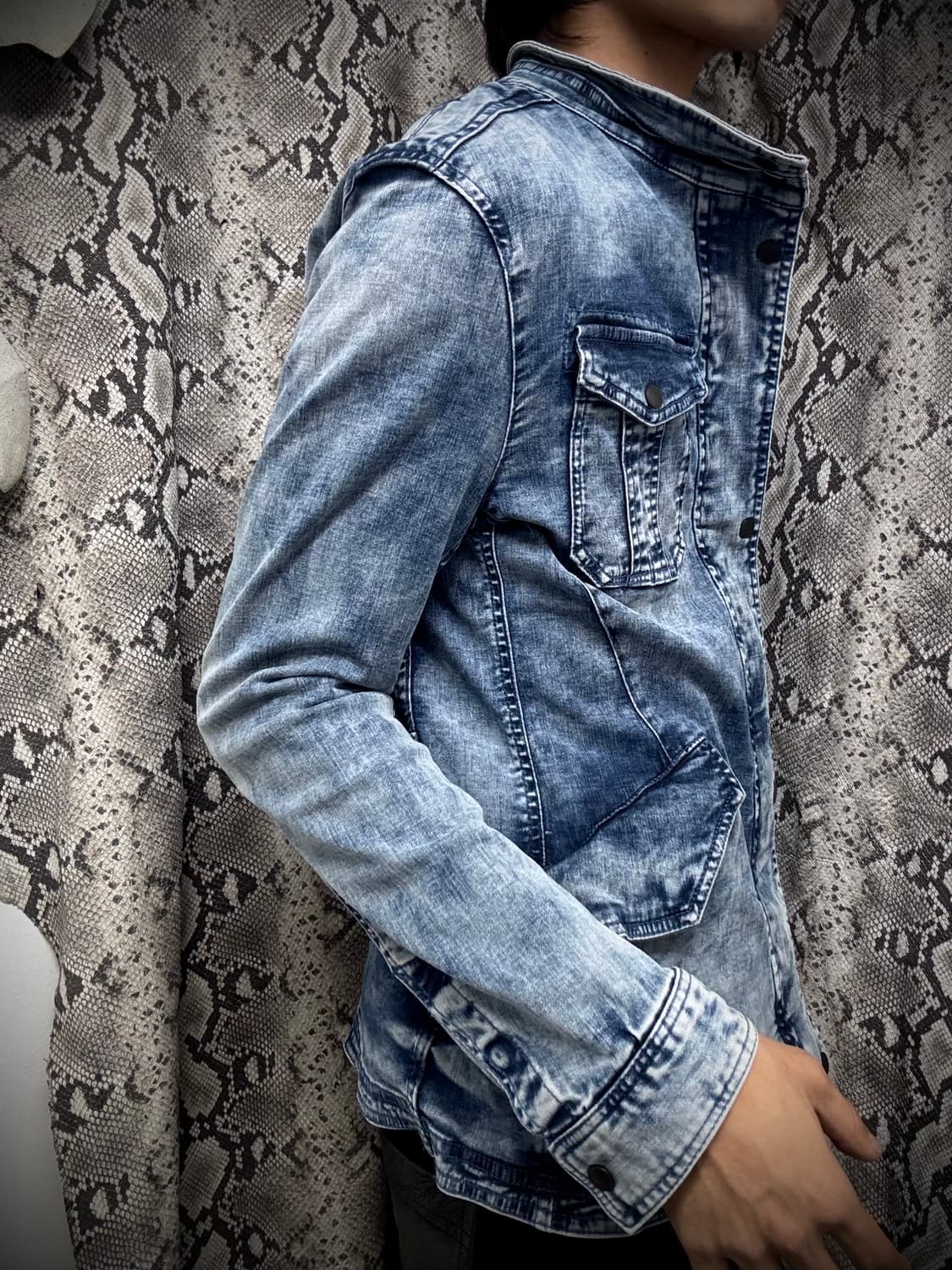 00‘s Design Washed Slim Fit Jacket 상품이미지4