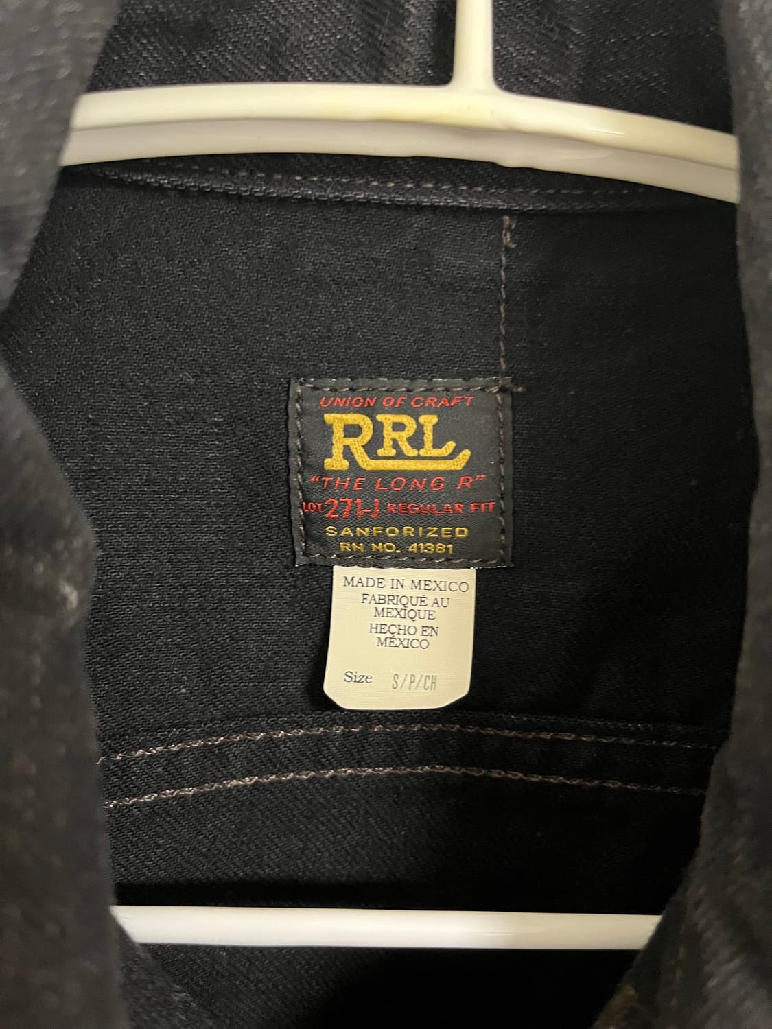 더블알엘 lot 271 블랙 S사이즈 상품이미지3