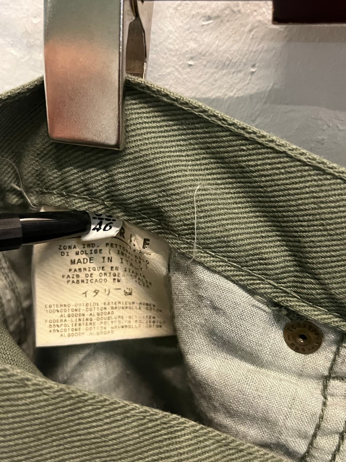 Dolce&Gabbana 빈티지 올리브 그린 부츠컷 진 상품이미지6